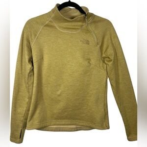The North Face Women’s Gold Canyonlands Pullover Sweatshirt Asymmetric Zip Small